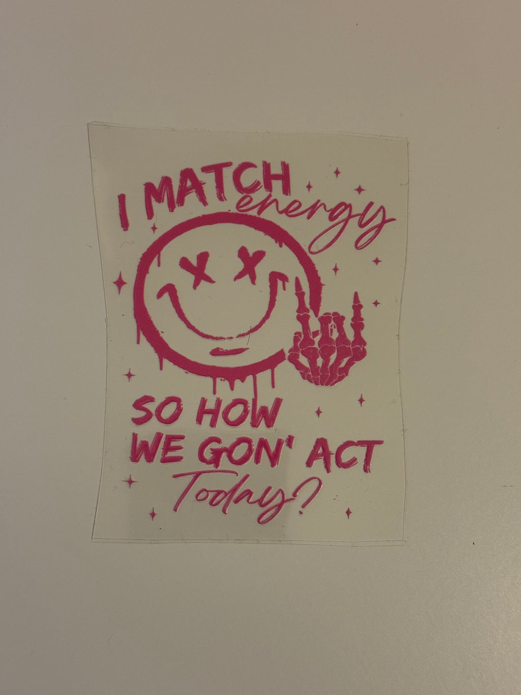 I Match Energy Decal