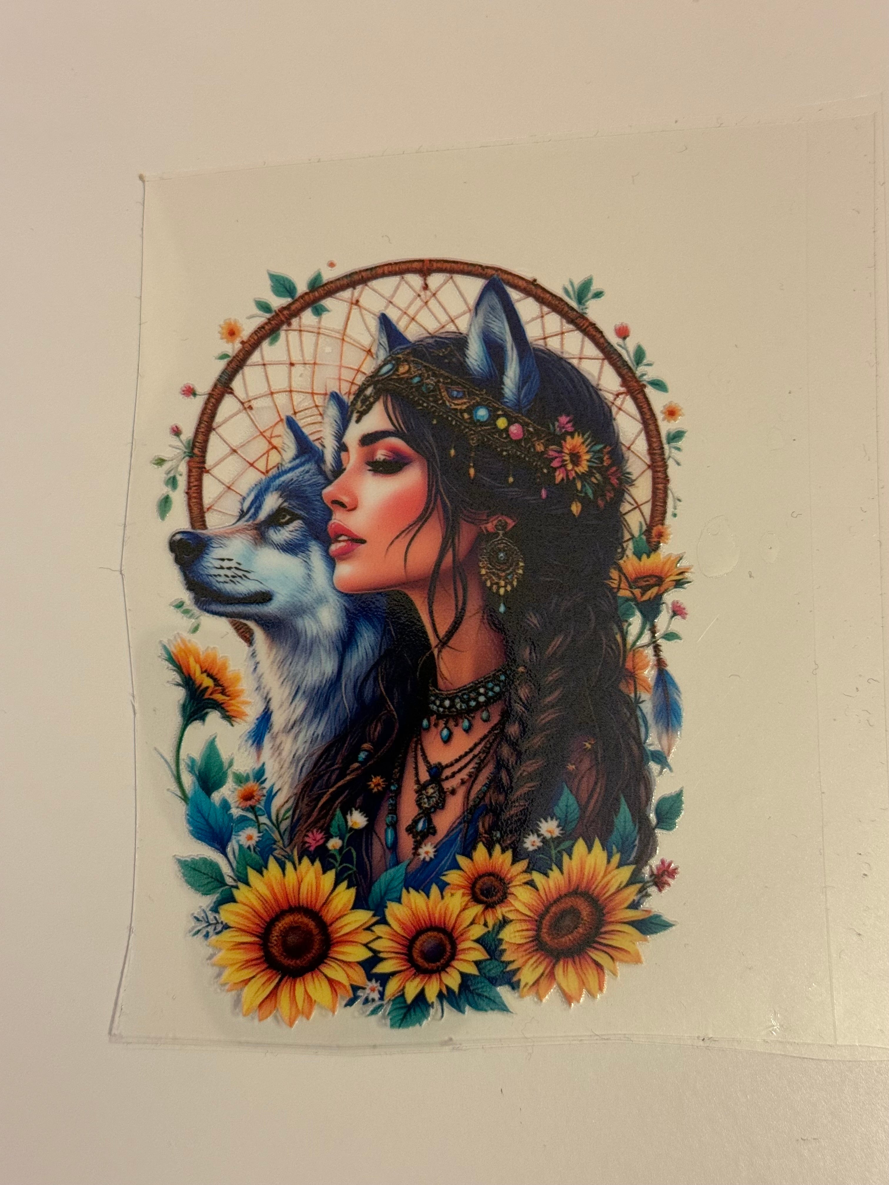Wolf Girl Decal