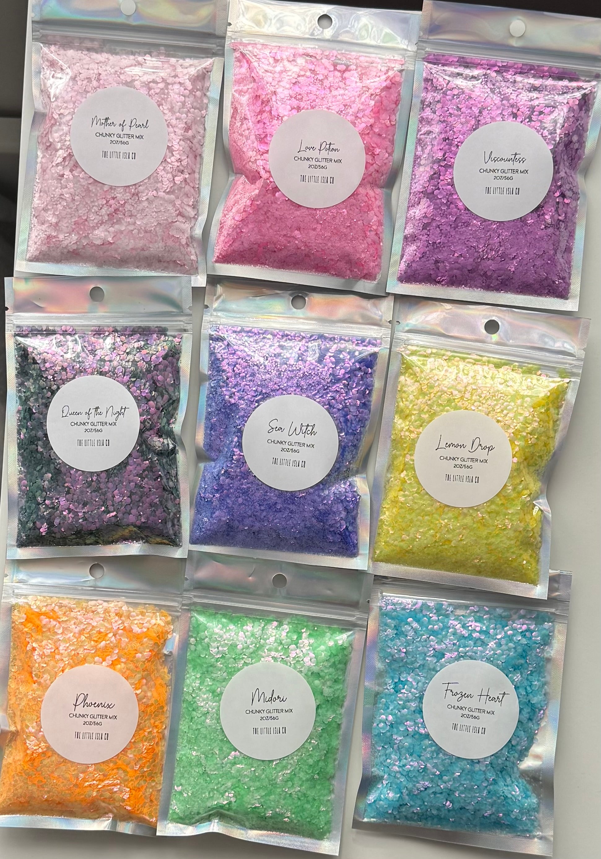 16oz Acrylic Very Slow/Suspended Glitter Tumbler