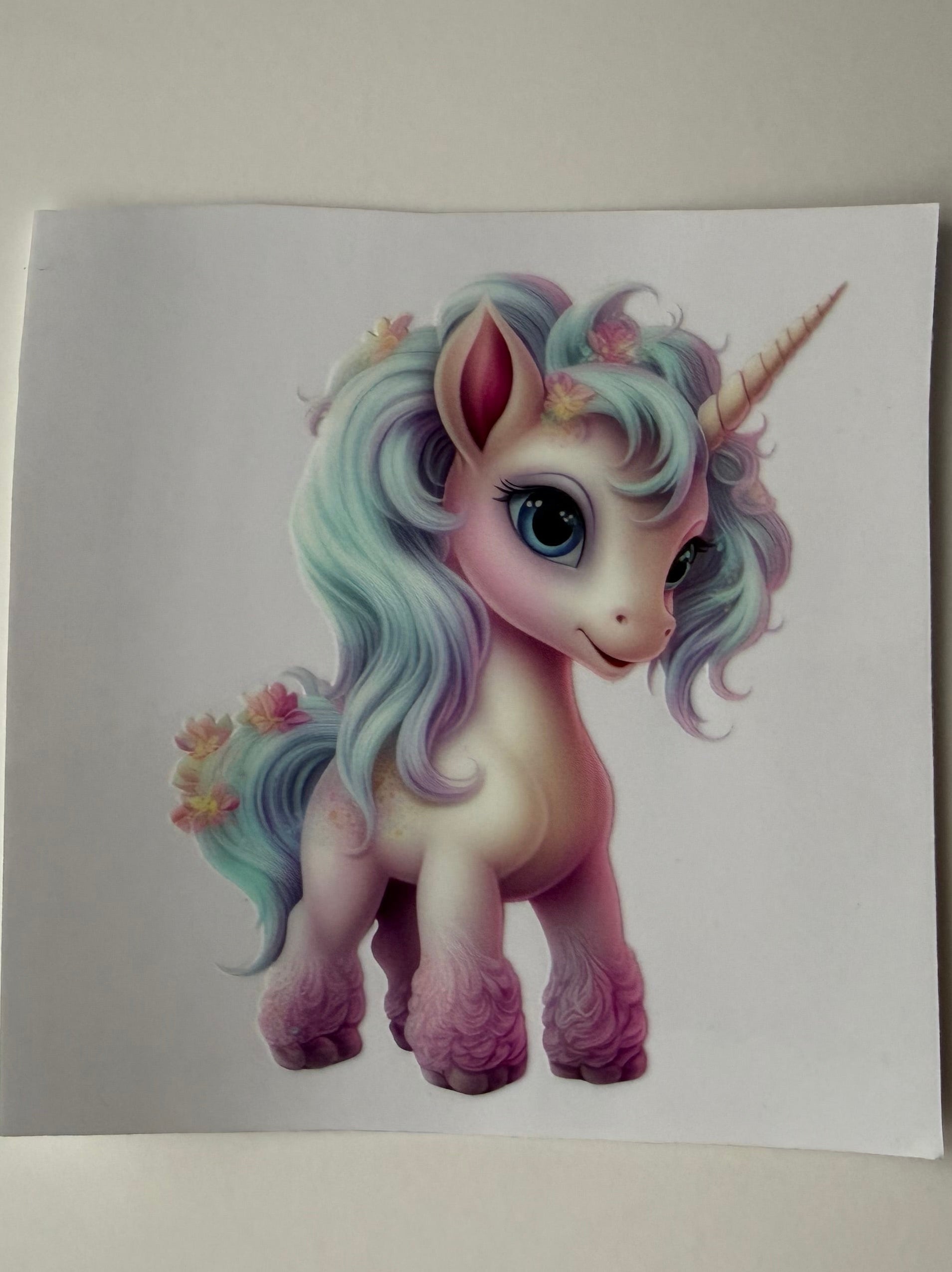 Pastel Unicorn Decal