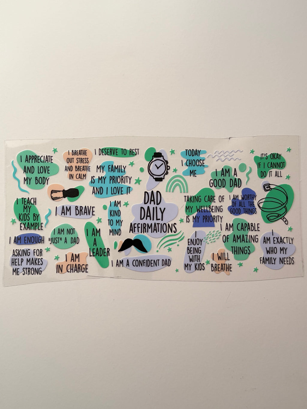 Dad Daily Affirmations Decal