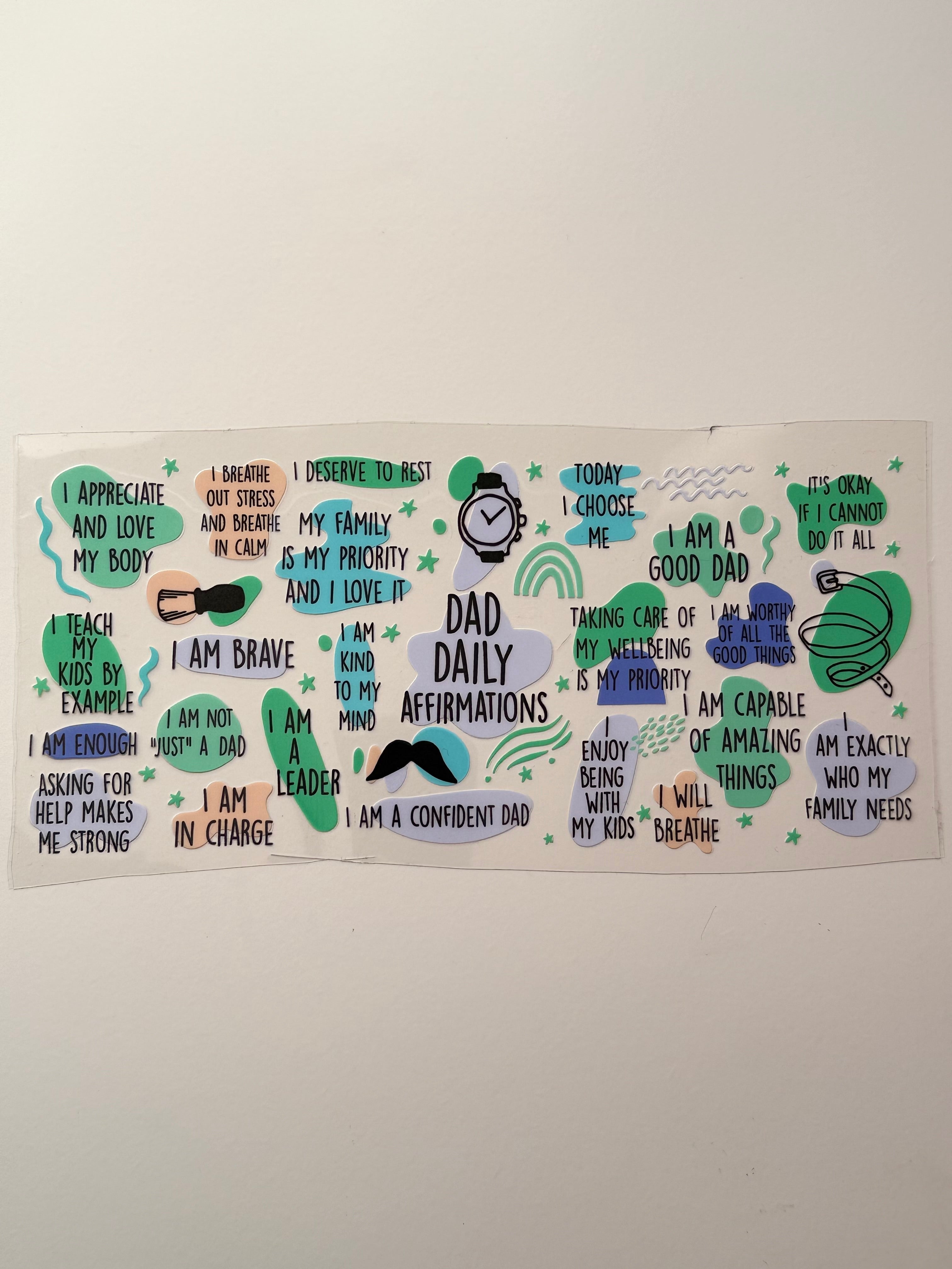 Dad Daily Affirmations Decal
