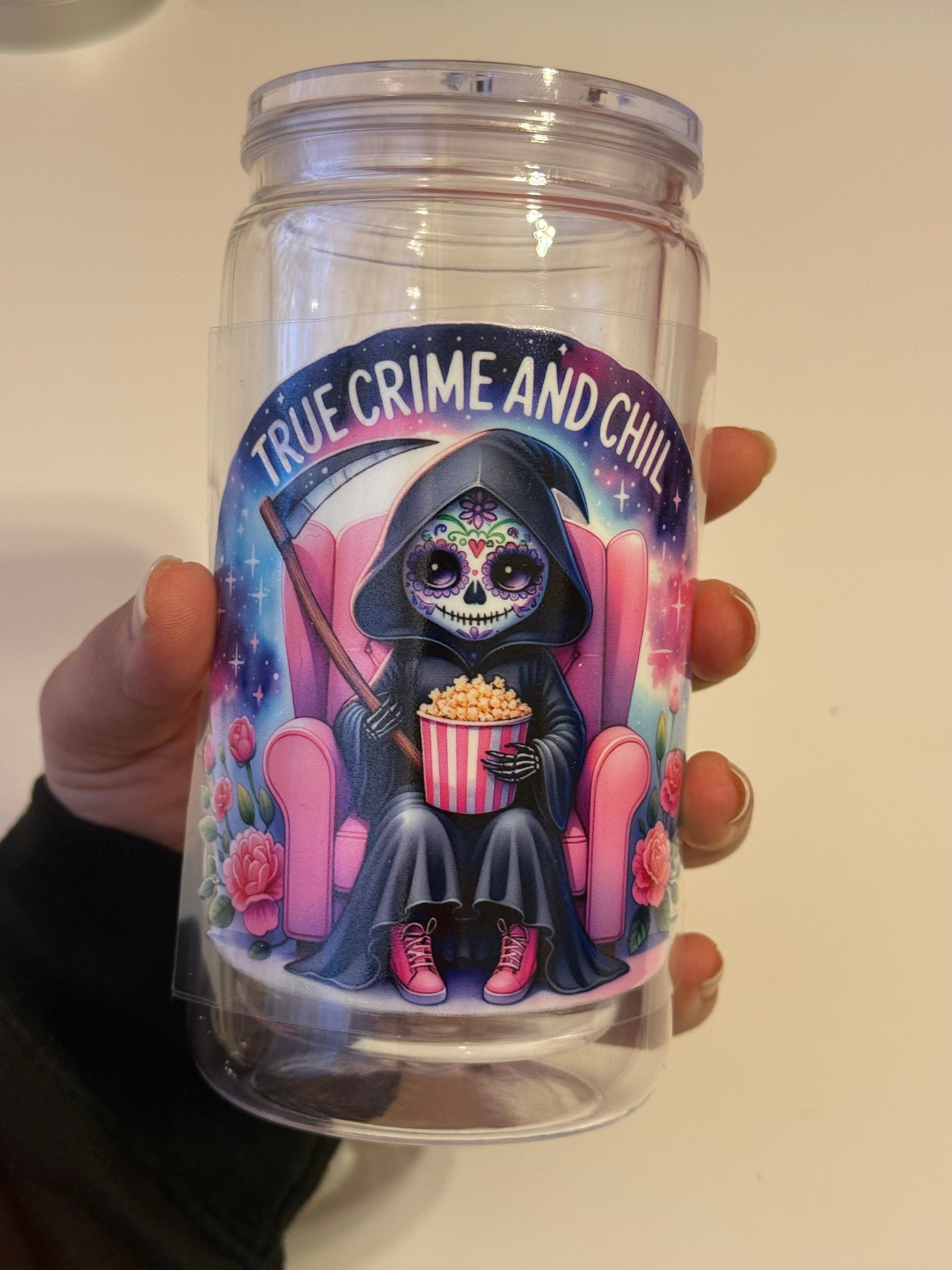 True Crime & Chill Decal