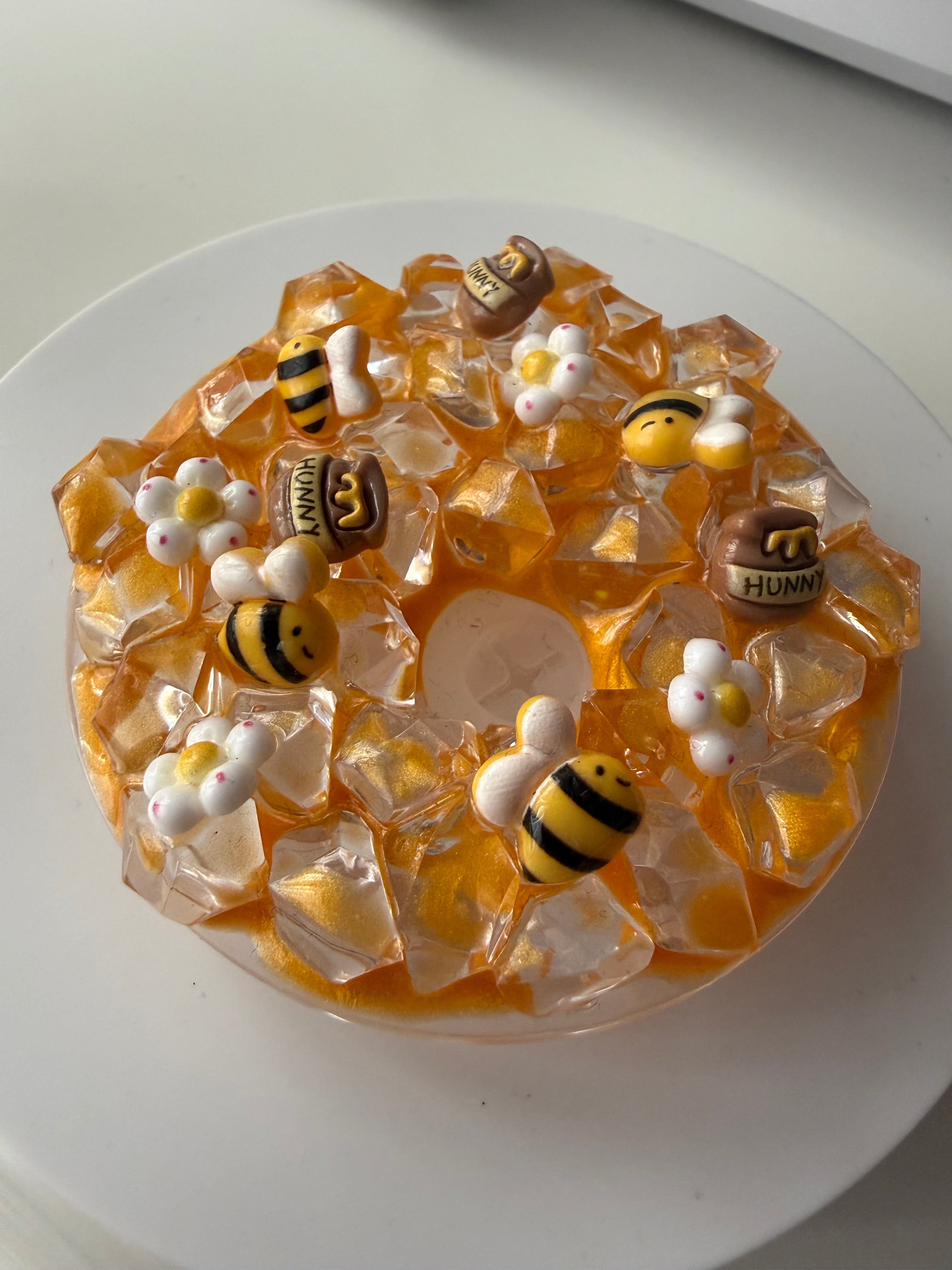 Bumblebee Faux Crystal Acrylic Tumbler