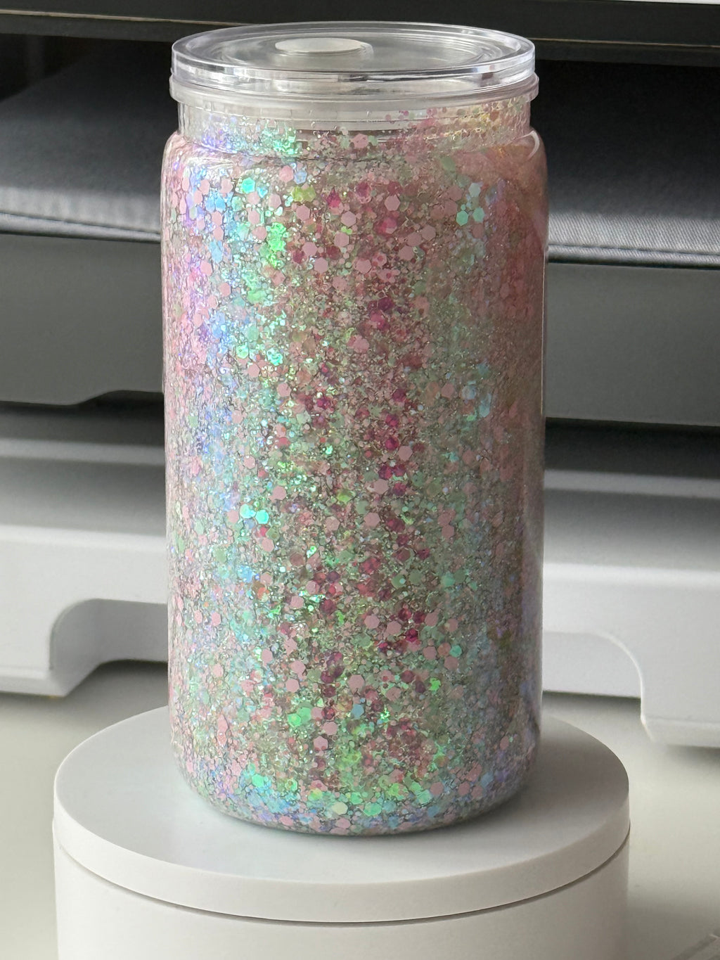 Iridescent Glitter Snowglobe