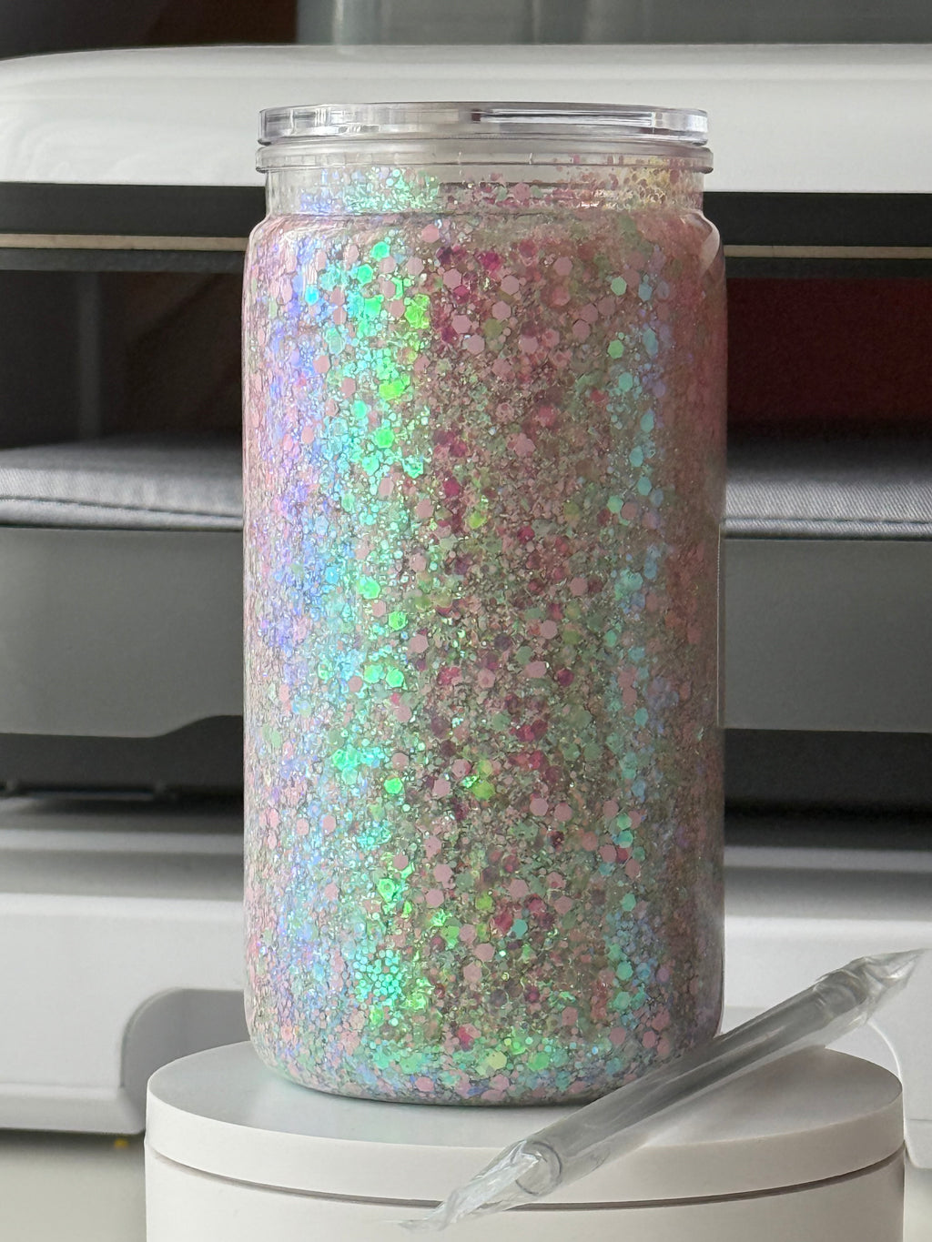 Iridescent Glitter Snowglobe