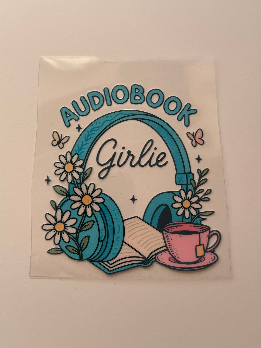 Audiobook Girlie Decal