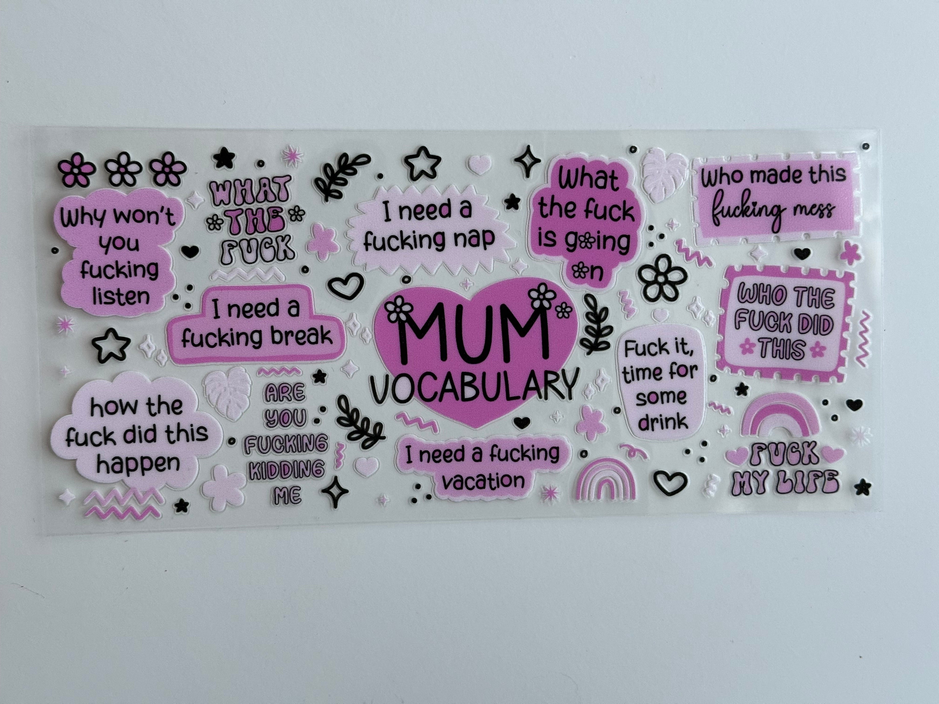 Mum Vocab Decal