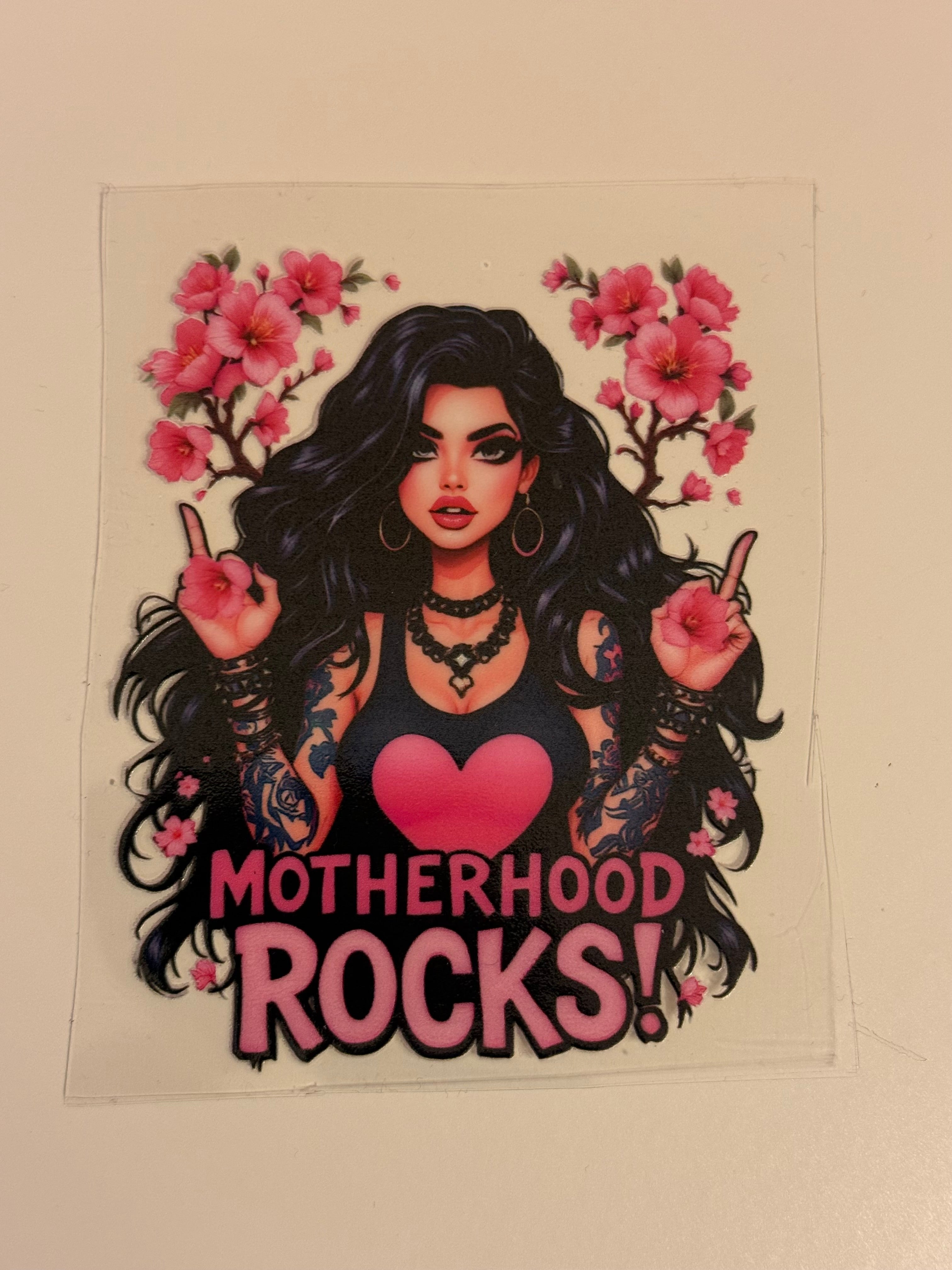 Motherhood Rocks Decal