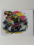 Monster Truck Dinosaur Decal