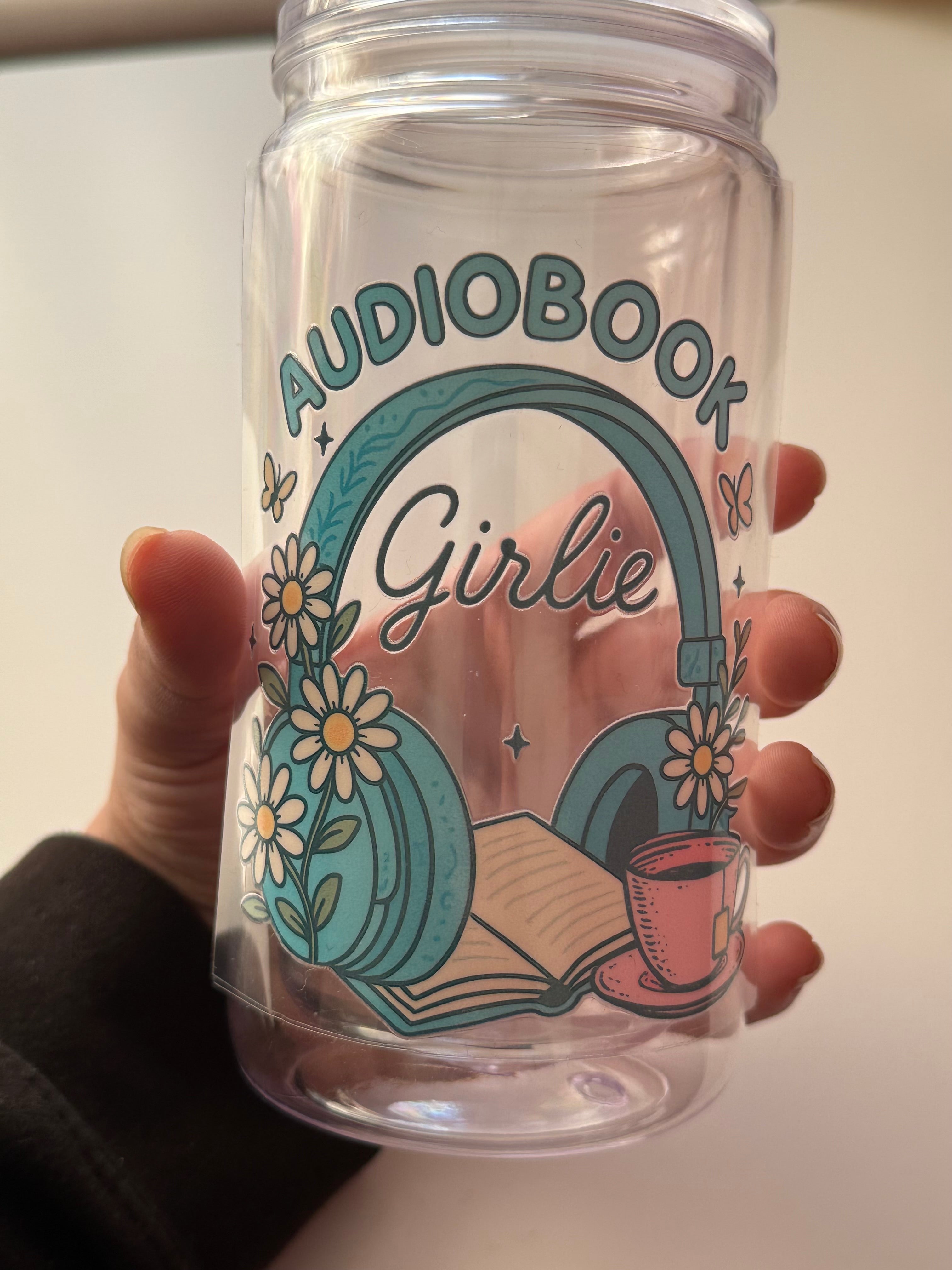 Audiobook Girlie Decal