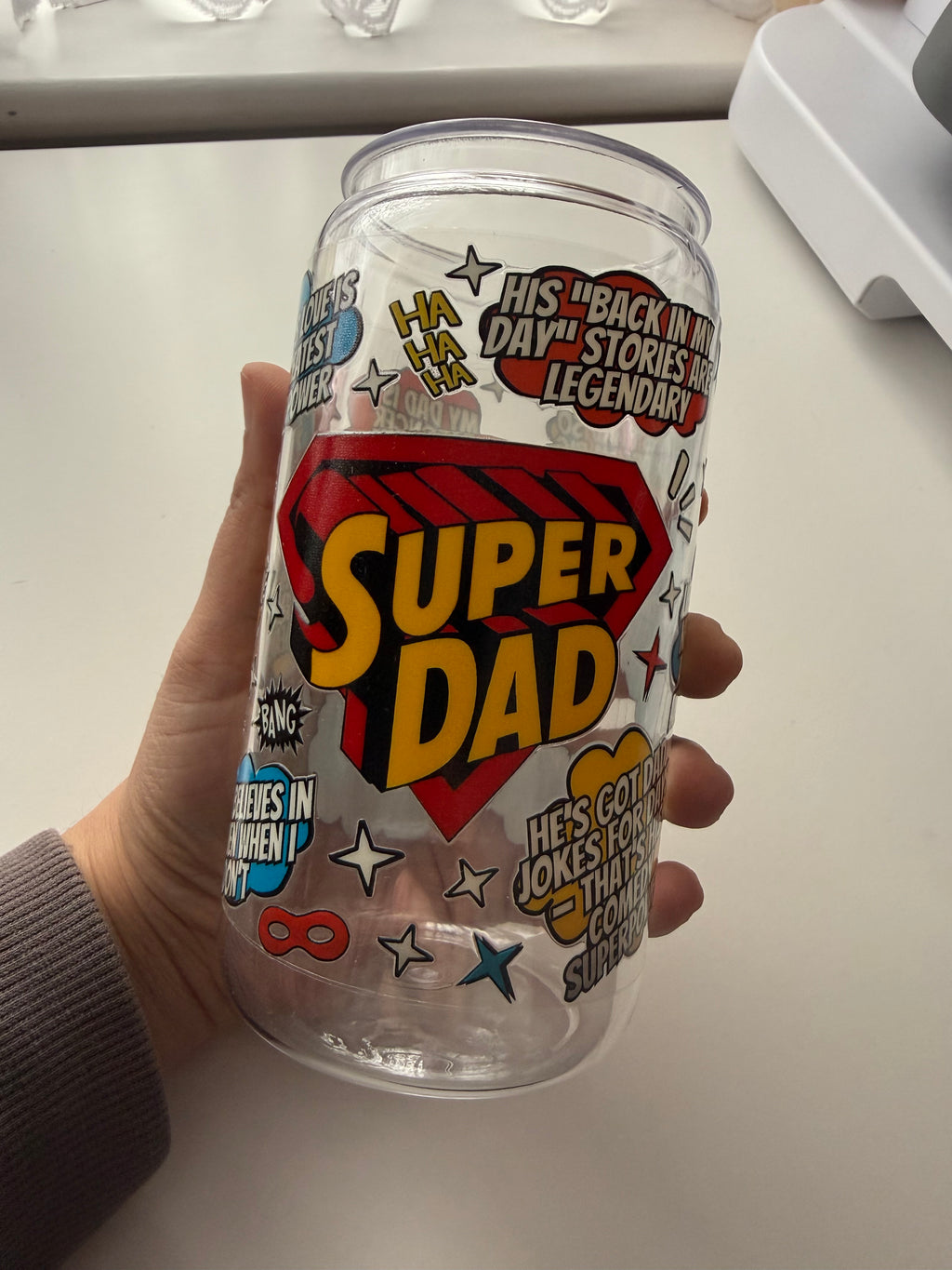 Super Dad Decal