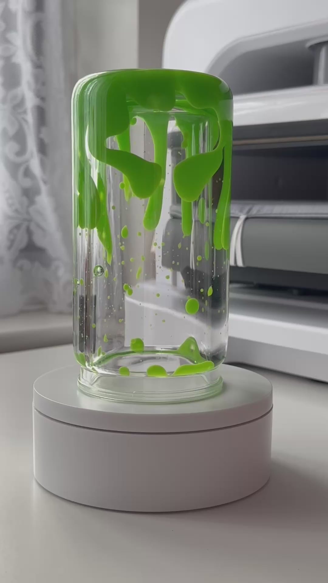 16oz Acrylic Lava Lamp Effect Tumbler