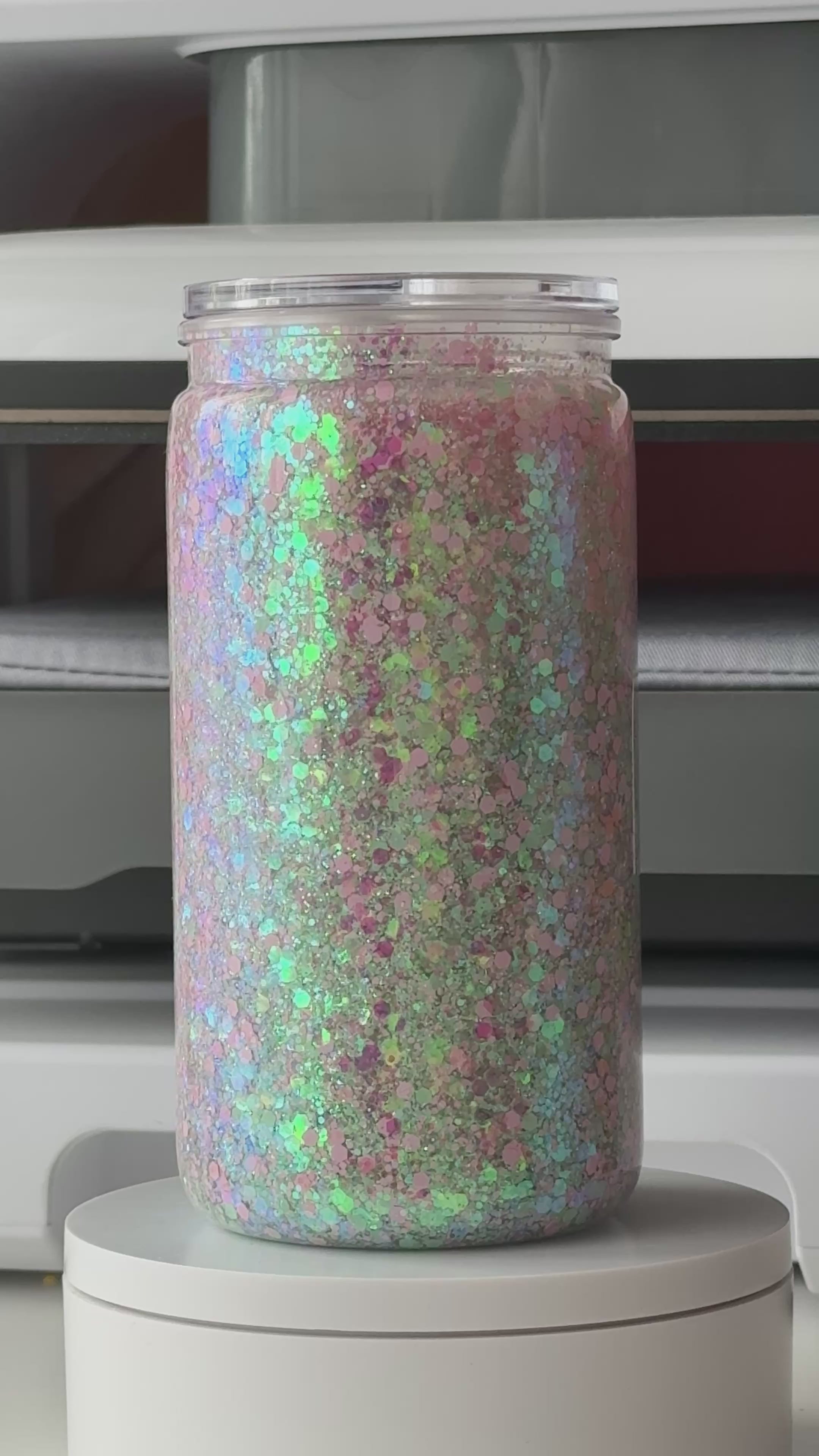 Iridescent Glitter Snowglobe